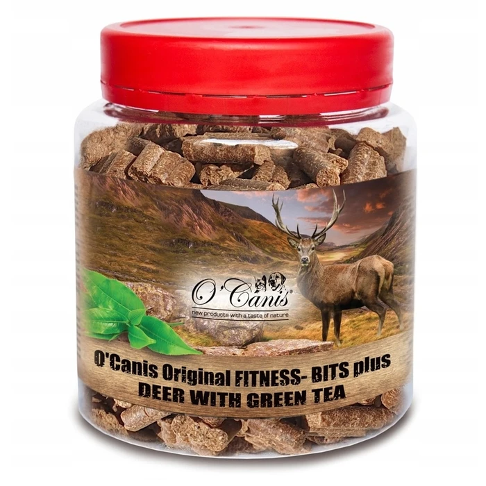 Λιχουδιές/Σνακ Σκύλων O'Canis Fitness-Bits Plus Deer with green tea 400g