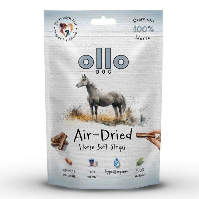 Λιχουδιές/Σνακ Σκύλων Ollo Air-Dried Horse strips 80g