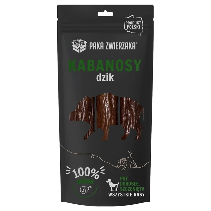 Λιχουδιές/Σνακ Σκύλων Paka Zwierzaka Sausages Wild boar 80g
