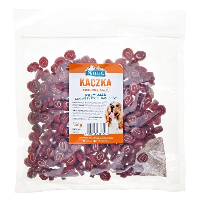 Λιχουδιές/Σνακ Σκύλων Petitto Sushi with fish and duck 500 g
