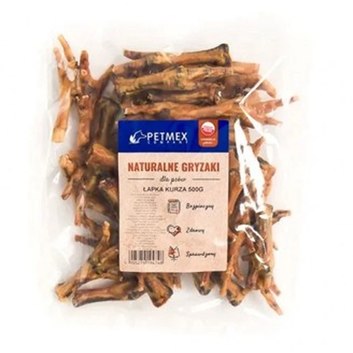 Λιχουδιές/Σνακ Σκύλων PETMEX dog chew Chicken paw 500g