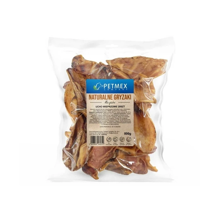 Λιχουδιές/Σνακ Σκύλων PETMEX Pork ear - dog chew - 20 pcs.