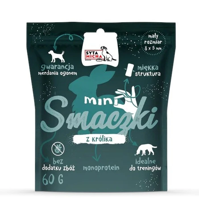 Λιχουδιές/Σνακ Σκύλων Syta Micha Mini treats with rabbit - treat for dogs - 60 g