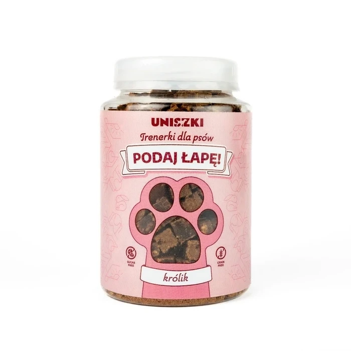 Λιχουδιές/Σνακ Σκύλων Uniszki Give Paw Rabbit – dog treat – 150 g