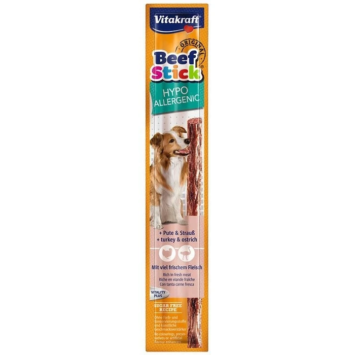 Λιχουδιές/Σνακ Σκύλων Vitakraft Beef Stick Hypoallergenic turkey with ostrich 12 g