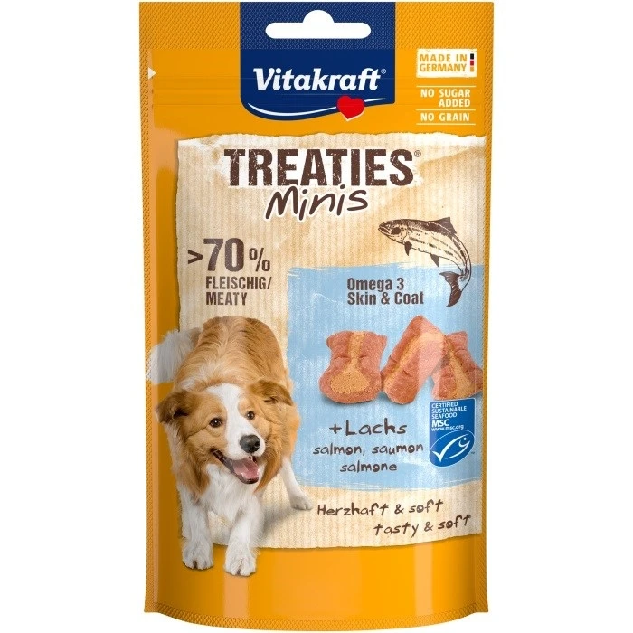 Λιχουδιές/Σνακ Σκύλων Vitakraft Treaties Minis Salmon 48 g