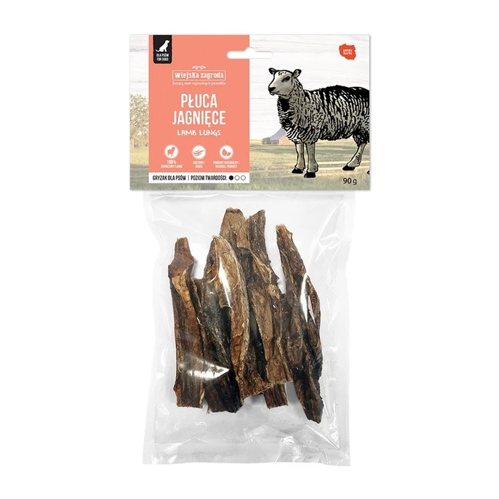 Λιχουδιές/Σνακ Σκύλων Wiejska Zagroda Lamb lungs 90g