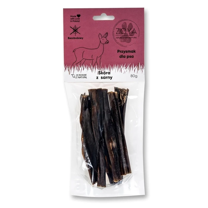 Λιχουδιές/Σνακ Σκύλων Zoya Roe deer skin 80g
