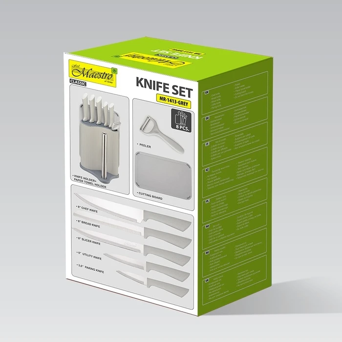 Μαχαίρια Kitchen cutting set Maestro MR-1413 Knife set (MMR-1413-GREY) Grey