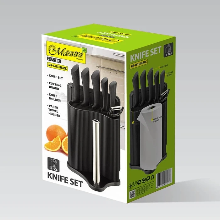 Μαχαίρια Kitchen cutting set Maestro MR-1413 Knife set (MR-1413-Black) Black