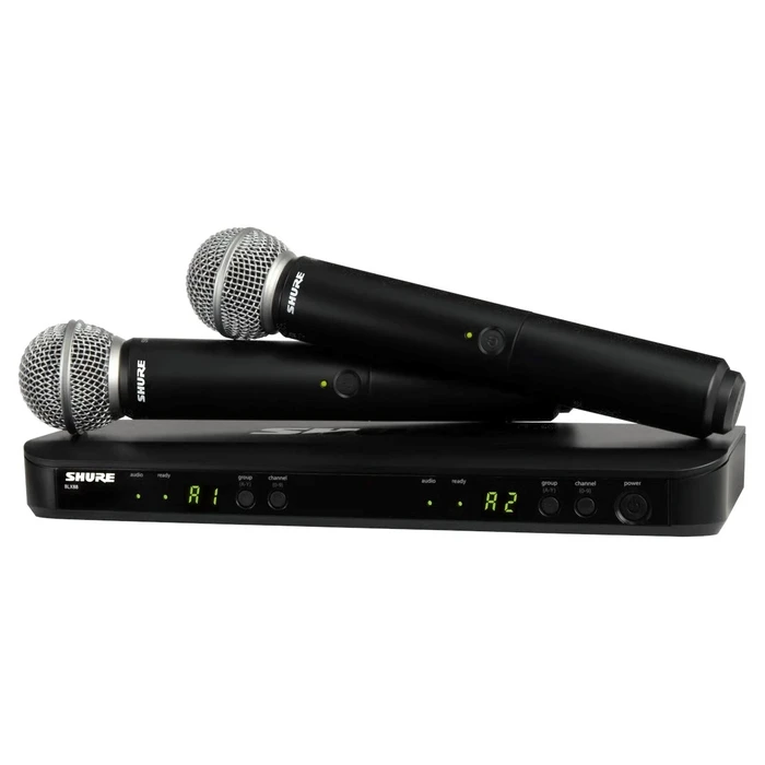 Μικρόφωνο Shure BLX288E/SM58-H8E - wireless system with receiver and two SM58s