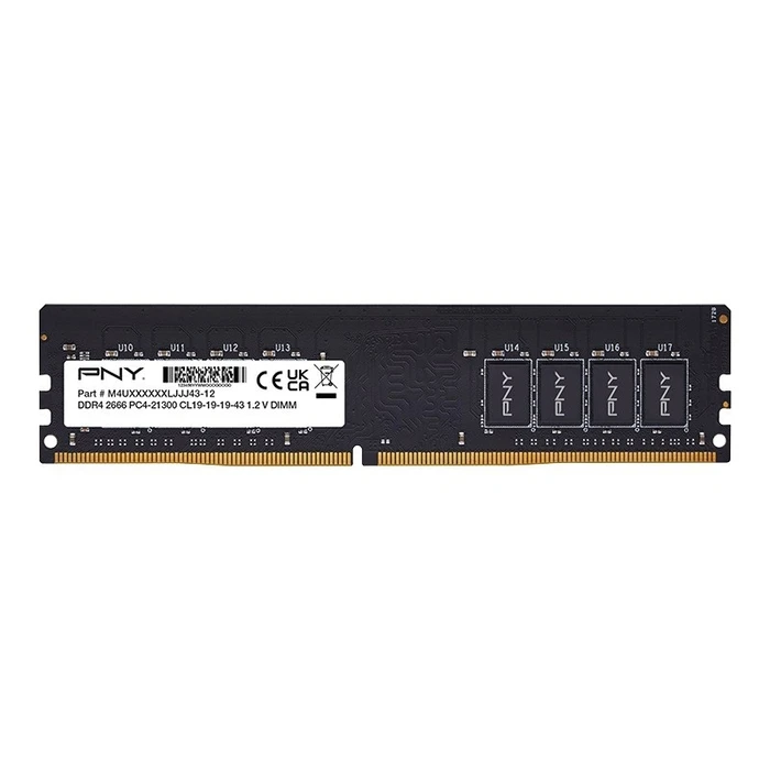 Μνήμη RAM Σταθερού DDR4 8GB PNY MD8GSD42666-SB 1 x 8GB 288-pin DIMM