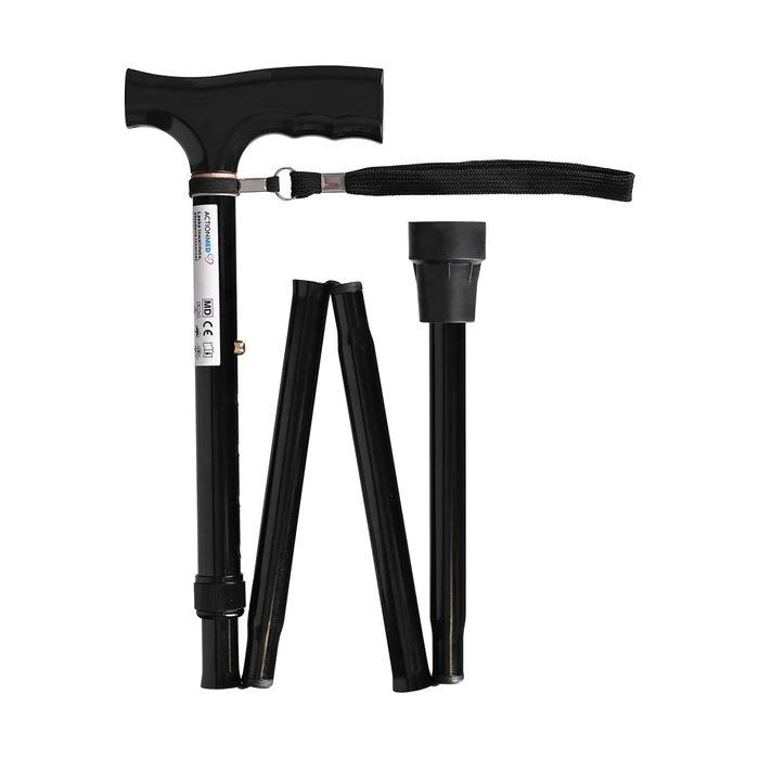 Μπαστούνι Περιπάτου Folding walking stick ActionMed Black