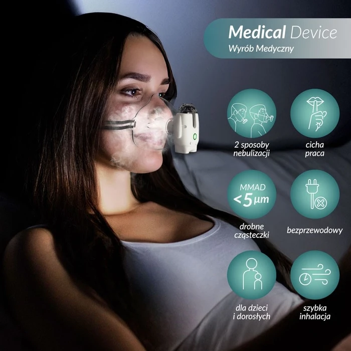 Νεφελοποιητής Neno ATEMO 36 / 5 000 portable ultrasonic nebulizer