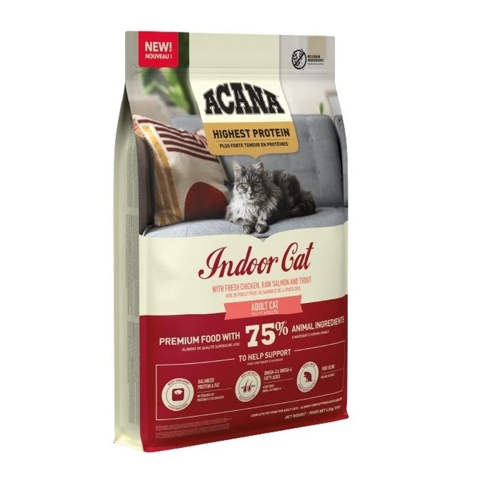 Ξηρά Τροφή Γάτας Acana Highest Protein Indoor Cat 4,5kg