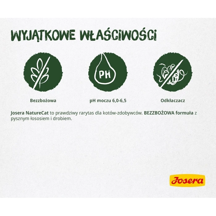 Ξηρά Τροφή Γάτας Josera NatureCat cats 2 kg Adult Poultry, Salmon