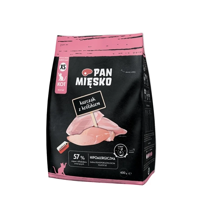 Ξηρά Τροφή Γάτας Pan Miesko Chicken with rabbit XS 400g