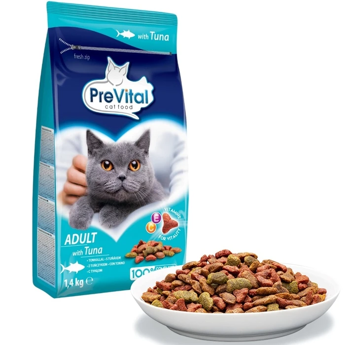 Ξηρά Τροφή Γάτας Prevital Adult Tuna 1,4kg