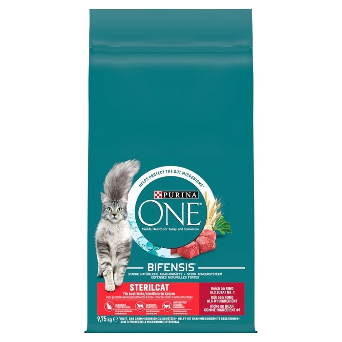 Ξηρά Τροφή Γάτας Purina One Sterilcat Wołowina 9,75kg
