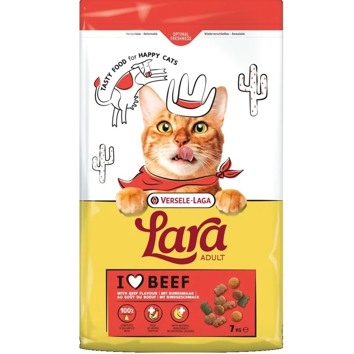 Ξηρά Τροφή Γάτας Versele-Laga Lara Adult Beef 7kg