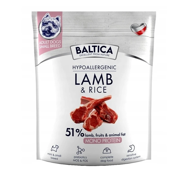 Ξηρά Τροφή Σκύλων Baltica Nutraceutic Hypoallergenic S Lamb with rice 1kg