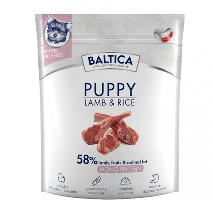Ξηρά Τροφή Σκύλων Baltica Nutraceutic Puppy Monoprotein Lamb with rice 1kg