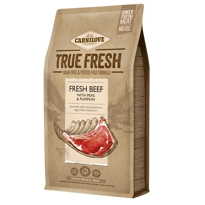 Ξηρά Τροφή Σκύλων Carnilove True Fresh Dog Adult Beef with peas and pumpkin 1,4kg