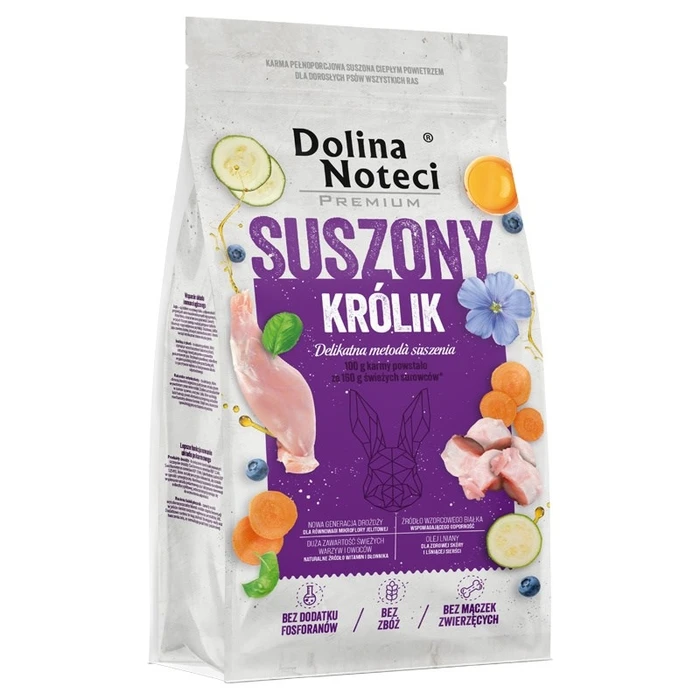 Ξηρά Τροφή Σκύλων Dolina Noteci Premium Dried Rabbit - dried food for dogs - 9kg