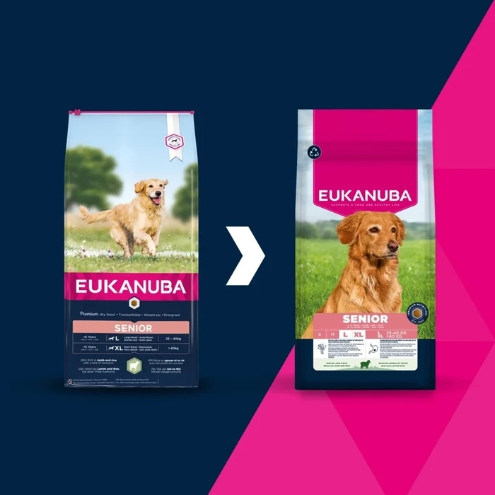 Ξηρά Τροφή Σκύλων Eukanuba Senior L XL Rich in lamb & rice 12kg