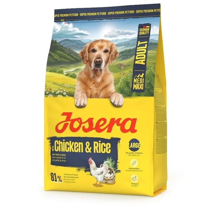 Ξηρά Τροφή Σκύλων Josera Medi/Maxi Chicken & Rice 3kg