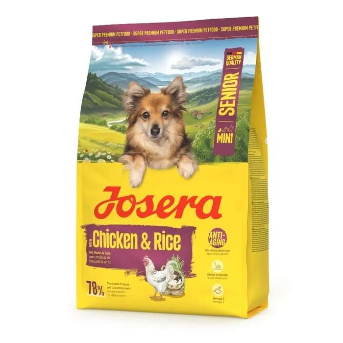 Ξηρά Τροφή Σκύλων Josera Mini Senior Chicken & Rice 3kg