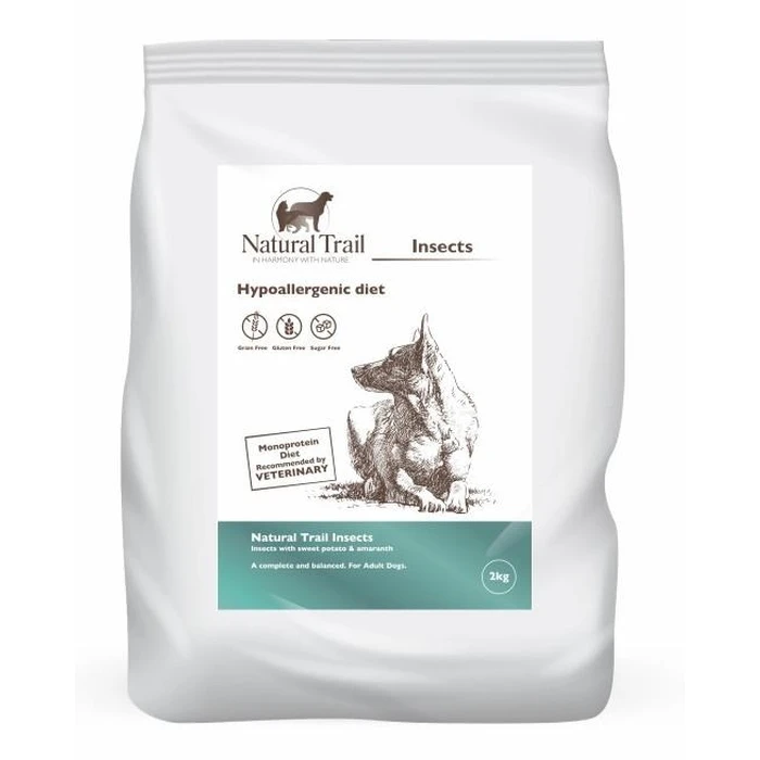 Ξηρά Τροφή Σκύλων Natural Trail Premium Insects 2kg