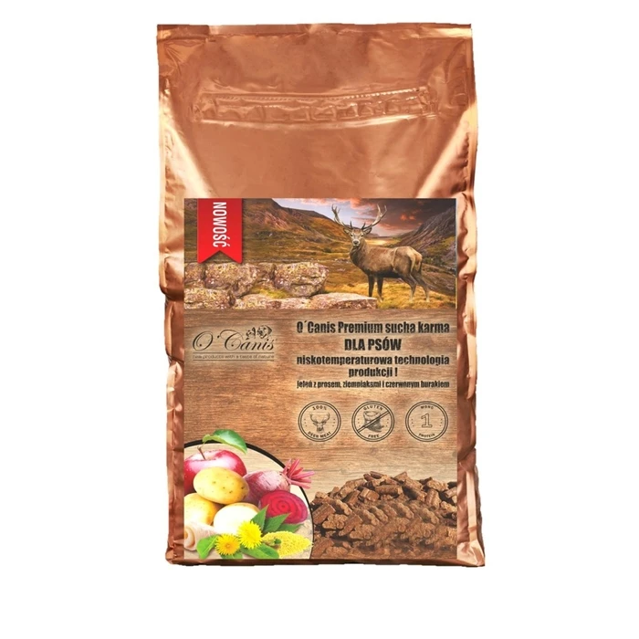 Ξηρά Τροφή Σκύλων O'Canis Deer with millet, potatoes, and red beet 1,5kg