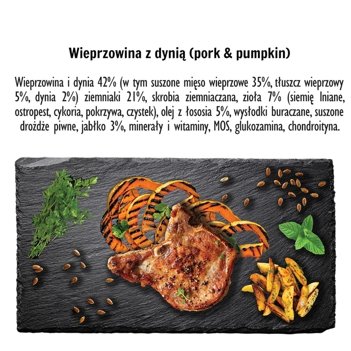 Ξηρά Τροφή Σκύλων Paka Zwierzaka Pork with pumpkin L 9kg