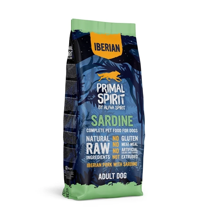 Ξηρά Τροφή Σκύλων Primal Spirit Iberian Sardine – semi-moist dog food – 12 kg