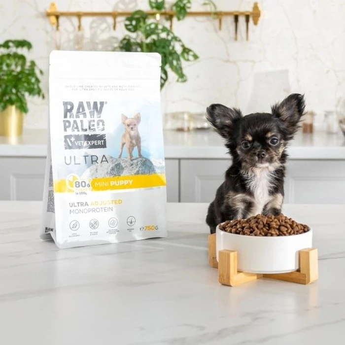 Ξηρά Τροφή Σκύλων Raw Paleo Ultra Mini Puppy Turkey - for puppies - 8 kg
