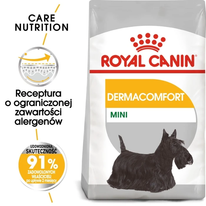 Ξηρά Τροφή Σκύλων Royal Canin Mini Dermacomfort - adult small breeds with sensitive skin prone to irritation - 3kg