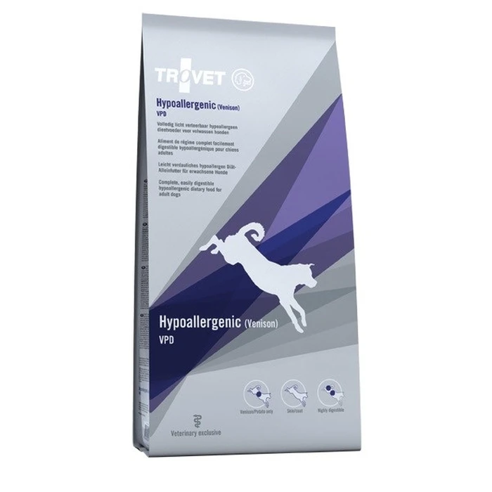 Ξηρά Τροφή Σκύλων Trovet Hypoallergenic VPD Venison 3kg