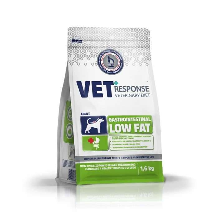 Ξηρά Τροφή Σκύλων Vet Response Gastrointestinal Low fat 1,6kg