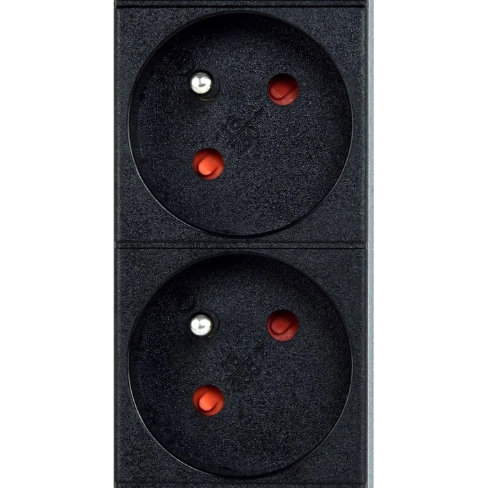 Πολύπριζο EnerGenie EG-PDU-9F2F (PDU), 10 pcs C13 sockets, 1U, 16A, C20 plug 2 m cable, Black