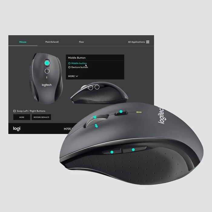 Ποντίκι Ασύρματο Logitech Marathon M705