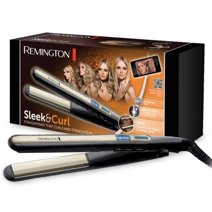 Πρέσα Μαλλιών Remington S6500 Straightening iron Warm Black 2.5 m