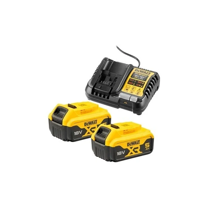 Σετ 2 Μπαταριών Εργαλείου DeWalt DCB1104P2-QW DCB1104 + 2 x DCB184 18 V 5 Ah