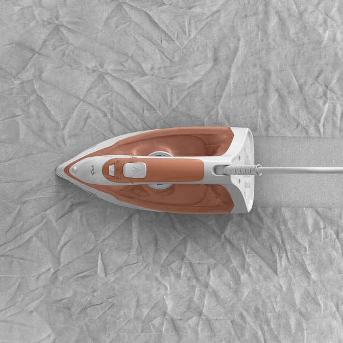 Σίδερο Ατμού Tefal Virtuo 30 FV2C40E0 iron Dry & Ceramic soleplate 2000 W Peach, White