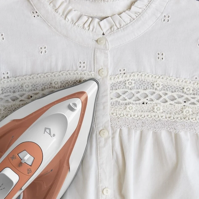 Σίδερο Ατμού Tefal Virtuo 30 FV2C40E0 iron Dry & Ceramic soleplate 2000 W Peach, White