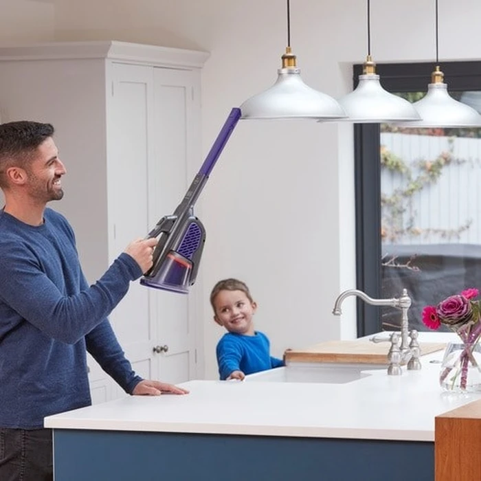 Σκουπάκι Χειρός Black & Decker BHHV520BFP Black, Violet Bagless