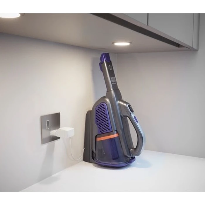 Σκουπάκι Χειρός Black & Decker BHHV520BFP Black, Violet Bagless