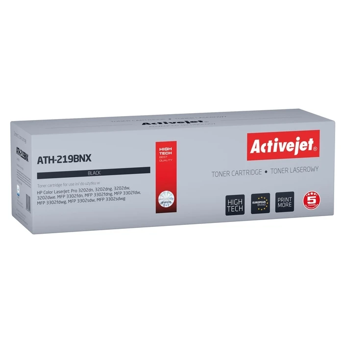 Συμβατό Toner Activejet ATH-219BNX for HP 219X W2190X; Supreme; 3200 pages; Black, with chip