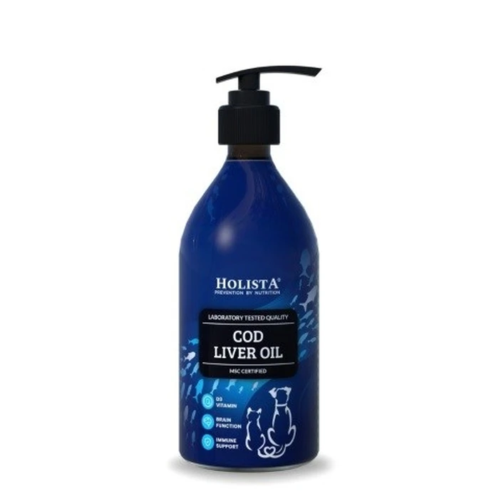 Συμπλήρωμα Διατροφής Holista Cod liver oil - for dogs and cats - 500ml