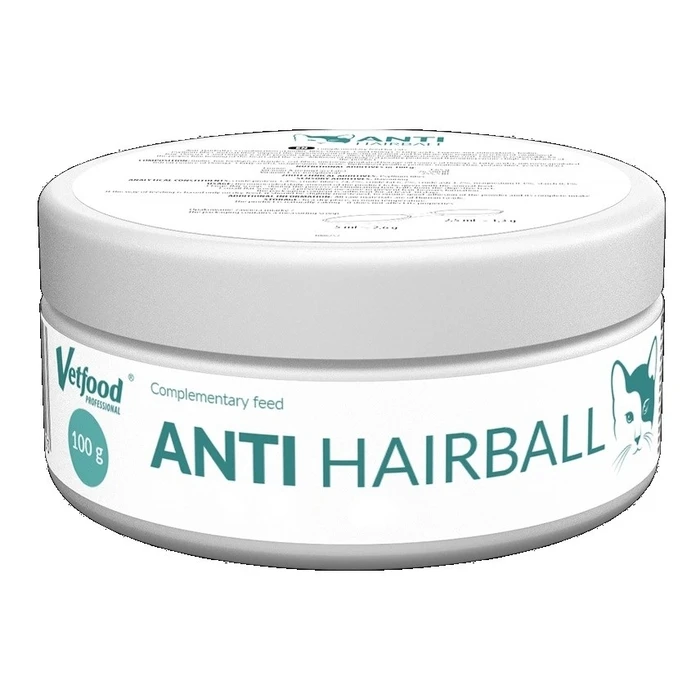 Συμπλήρωμα Διατροφής Vetfood Aniti-Hairball - complementary food for cats - 100 g